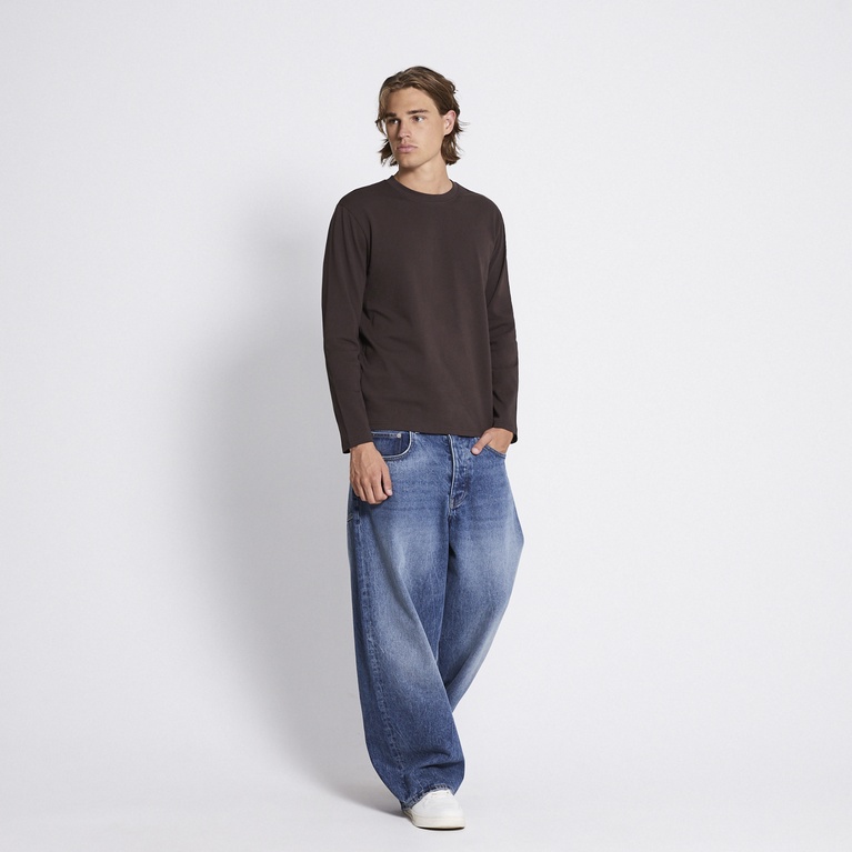 Long sleeve tee "Lion" Brown